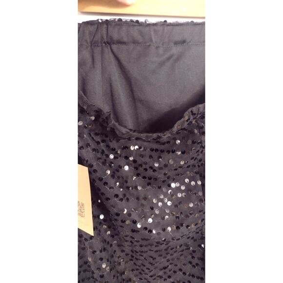 SOOLINEN Black Sequin Long Tulle Skirt – NWT, Elegant & Eye-Catching - Picture 7 of 13